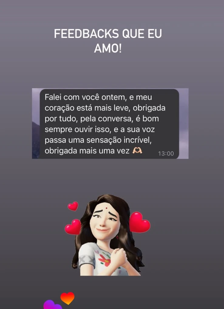 Depoimento 10 sobre uma leitura com a Eve