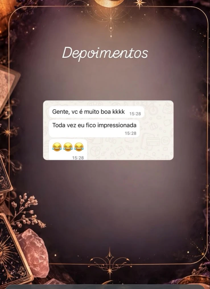 Depoimento 24 sobre uma leitura com a Eve