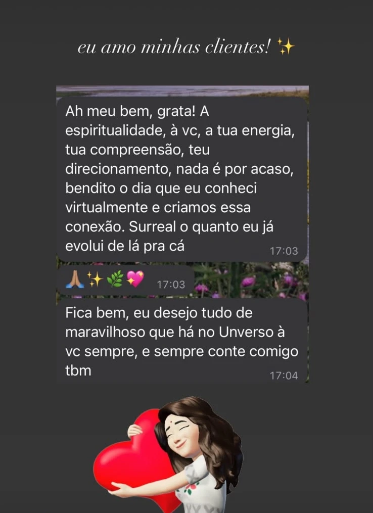 Depoimento 11 sobre uma leitura com a Eve