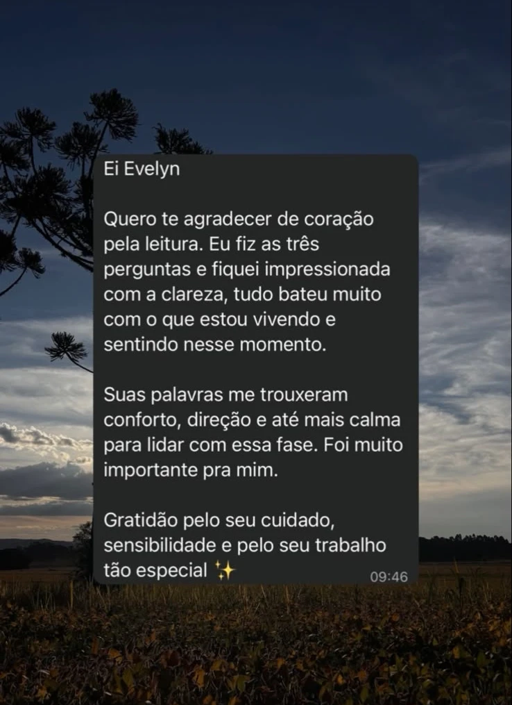 Depoimento 26 sobre uma leitura com a Eve