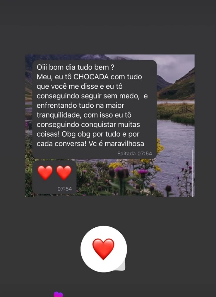 Depoimento 12 sobre uma leitura com a Eve