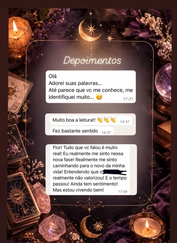 Depoimento 23 sobre uma leitura com a Eve